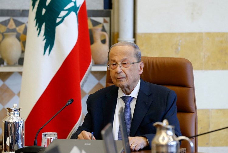 الرئيس اللبناني: ملف ترسيم الحدود البحرية أصبح في خواتيمه السعيدة
